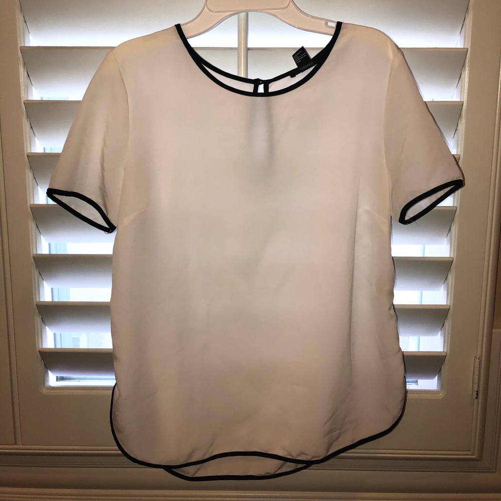 white forever 21 blouse
